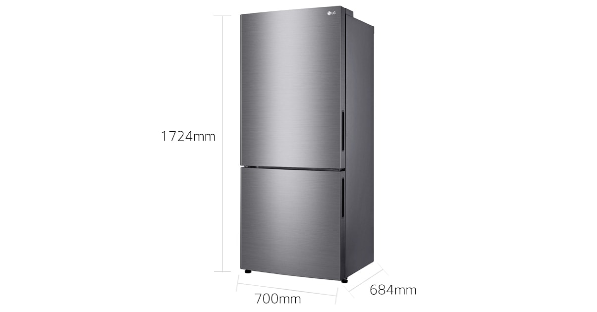LG Fridges GB450UPLX 450L Bottom Mount Fridge LG Australia